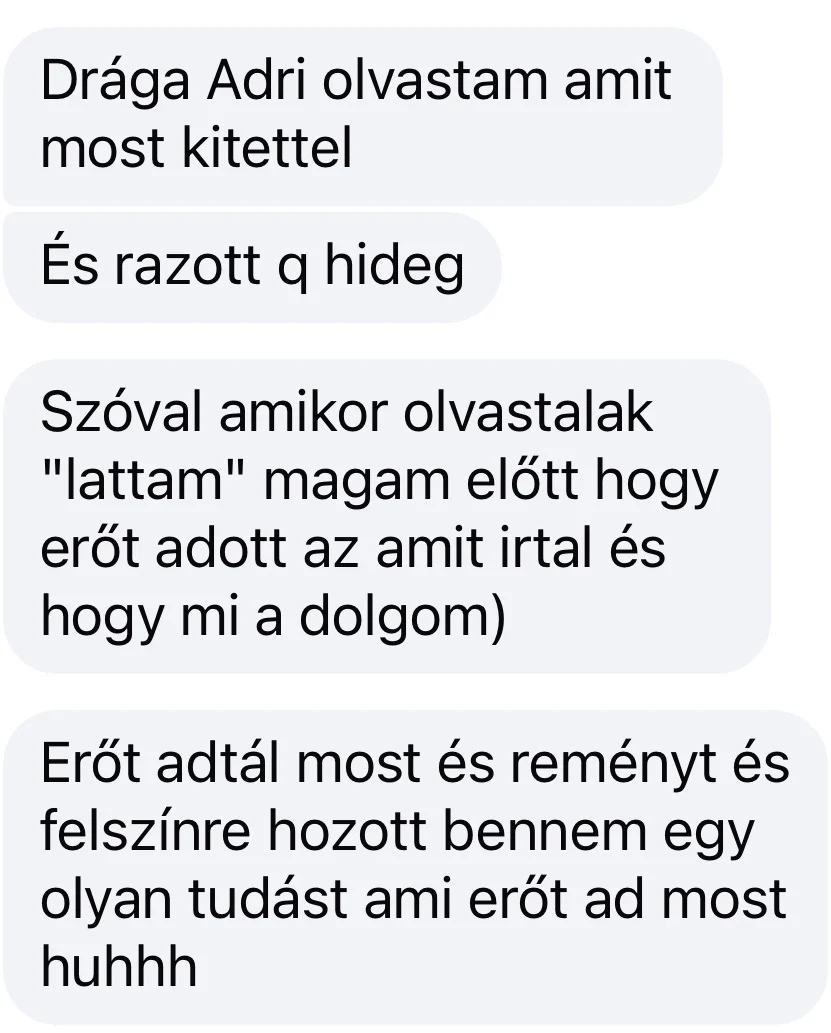 Testimonial from a client